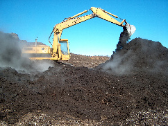 retournement de compost